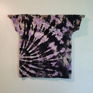 Purple Arrow Lighweight Tie Dye Purple
